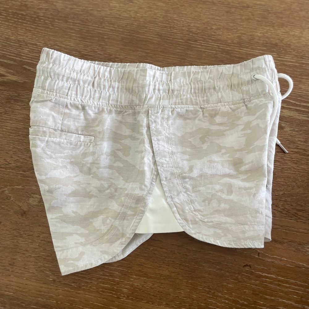 Athleta Cabo Tide Linen shorts